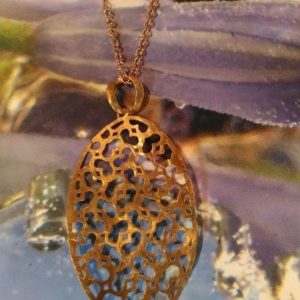 Ciondolo in argento rosè Cuoricini